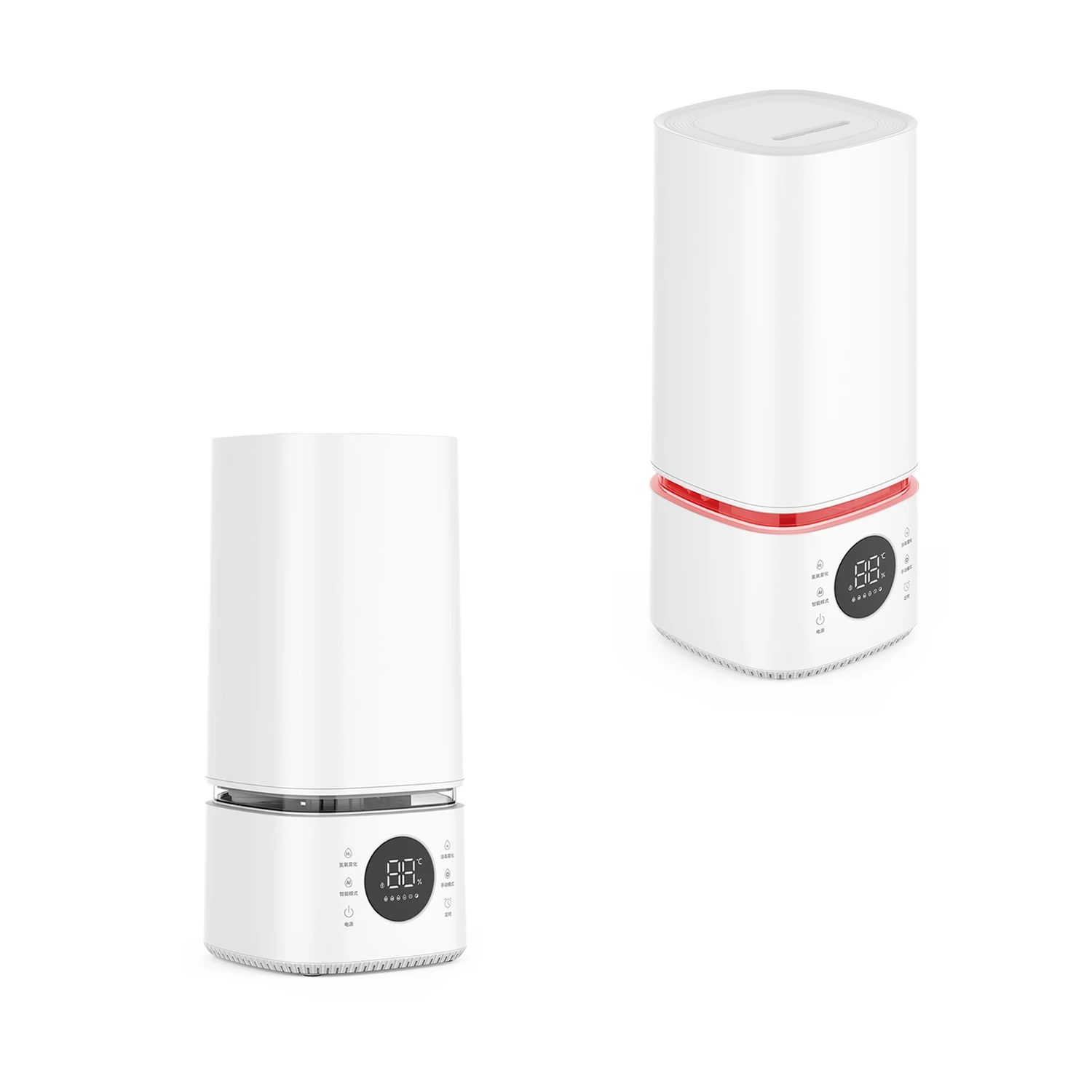 Air Humidifier Purifier With Hepa and Cigarette Smoke Absorber Ultrasonic Mist Device Air Sterilizer