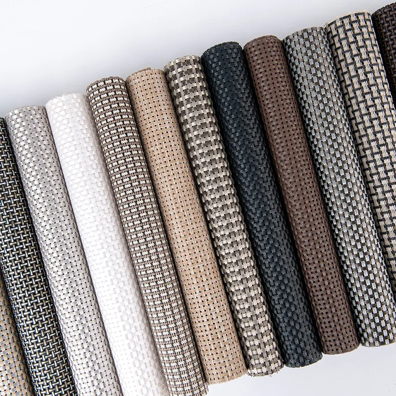 STARUNK Tear Resistant Textilens Chair Fabric Vinyl Coated Polyester Mesh Fabric for Outdoors Furniture