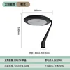 Black lamp holder-solar-powered-warm light