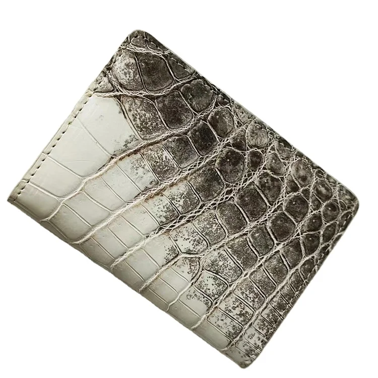 Exotic Designer Men's Himalaya Crocodile Leather Wallet