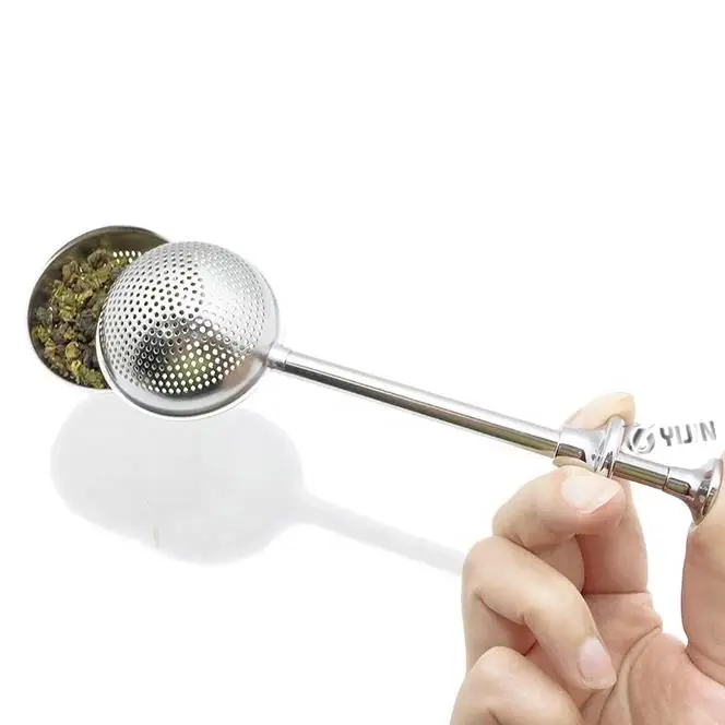 Premium Metal Tea Infuser Strainer with Handle