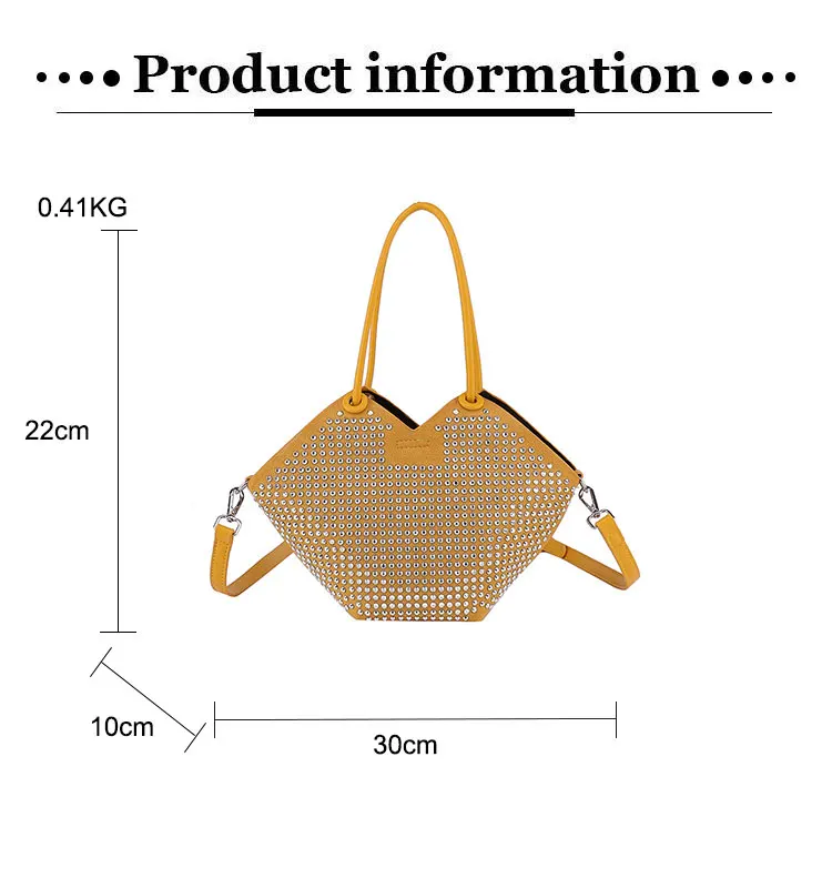 Fashion Diamond Bucket Bag Luxury Party Wedding Women Evening Purse