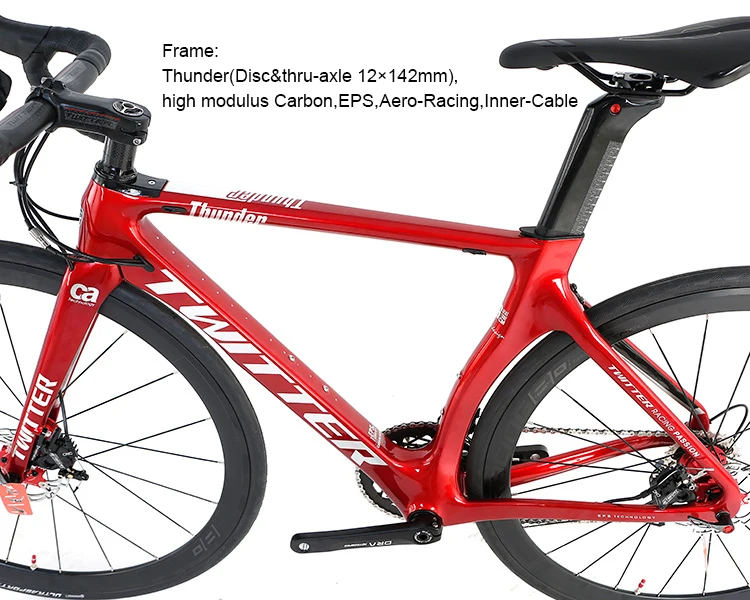 Cheap Carbon Fiber Cycle Frame Twitter Road Bike 700c 25c Basikal 22speed Racing Bicycle For Men