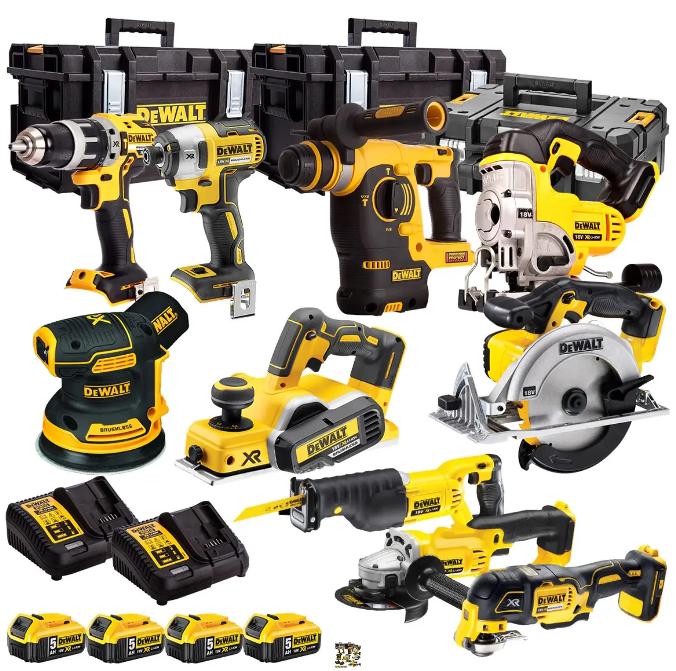 Big Discount !!!all Best For New Dewalts 20v 18v Xr 15 Piece Kit With 5 ...
