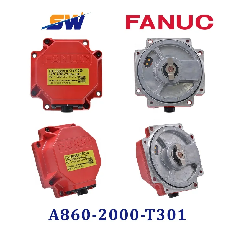 A860-2000-T301 Peças CNC FANUC Encoder Pulse Coder Original Novo