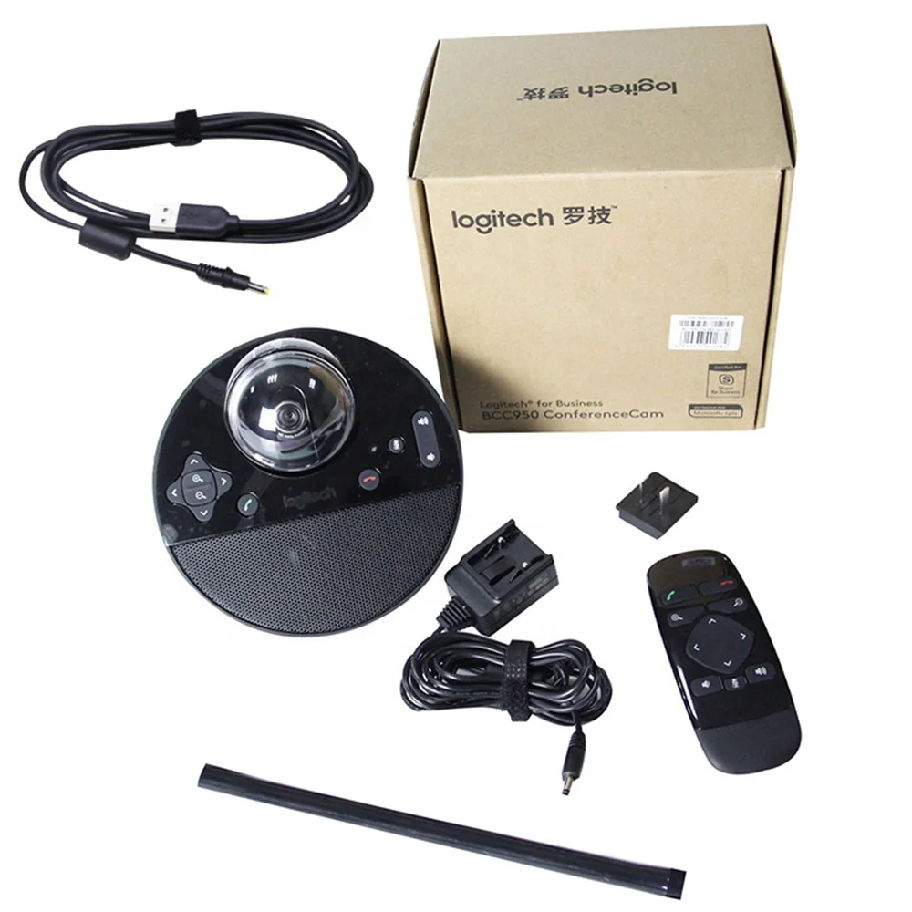 プライベー Logitech Bcc950 Hdライブカメラ1080pリモートミーティングカム会議システム (ドライバーインストールなし