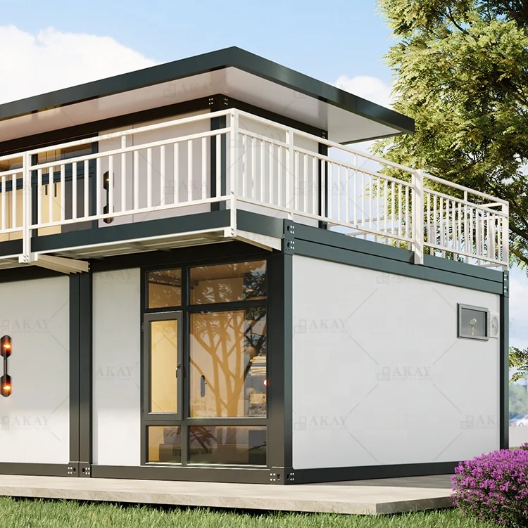New Style 2 Storey Luxury High Quality 40ft Prefab Shipping Container