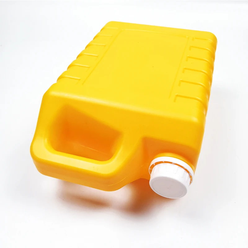 5 Liter Oil Lubricant HDPE Empty Plastic Bottle Plastic Jerry Can