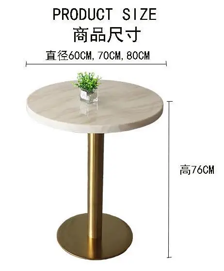 Luxury commercial cafe furniture artificial sintered stone restaurant marble dining table