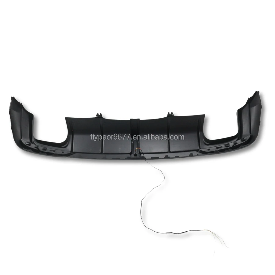 product tiypeor car body kits for audi a4l 2020   2023 car rear bumper diffuser with led light spoiler splitter back lip tuning-10