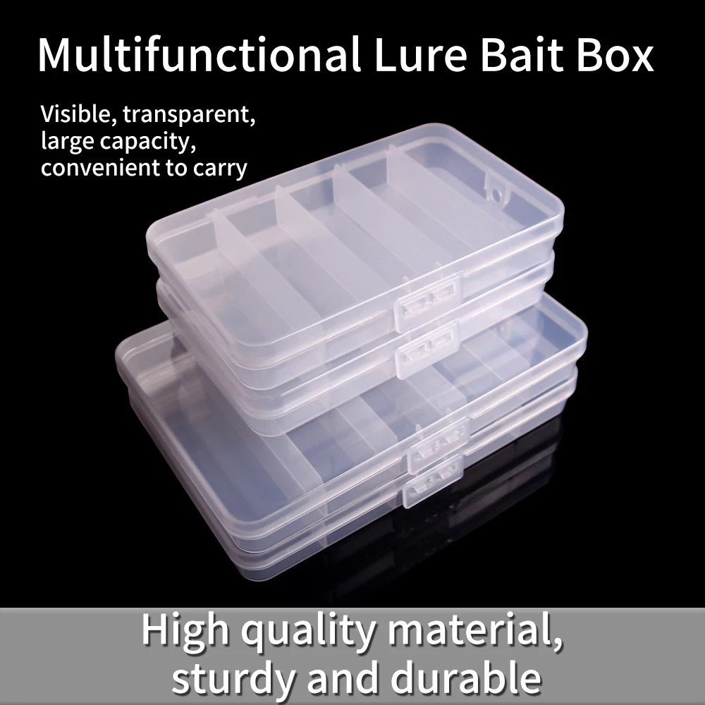 Portable 5 Compartments 18.3*12*2.5cm 75g Visible Plastic Fishing Tackle Box Storage Fishing Lures Box| Alibaba.com Portable 5 Compartments 18.3*12*2.5cm 75g Visible Plastic Fishing Tackle Box Storage Fishing Lures Box| Alibaba.com