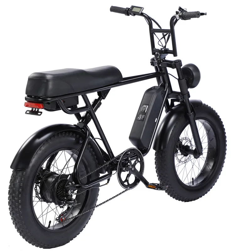 Oem Fat Tire Electric Bicycle For Men 26 Tyre Big Lithium Alloy Frame