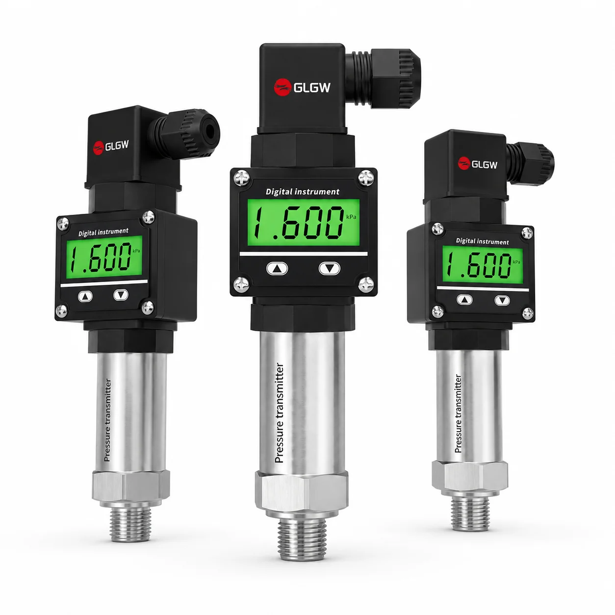 PX300 Stainless Steel 316L Diaphragm Diffused Silicon Pressure Transducer G1/4 G1/2 M20*1.5 Hydraulic Water Oil Pressure Gauge