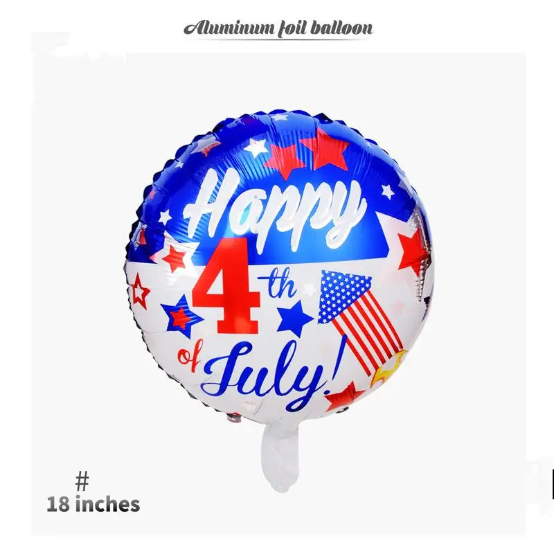 4. Juli Luftballons – USA-Folienballons, 45,7 Cm, Rot-blau-weiß Für Independence Day & Partys