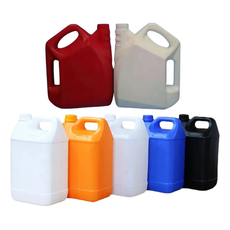 Competitive Price 4L/ 5L HDPE Yellow Jerry Can Barrel Plastic Gallon Containers