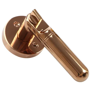 Hot sale zinc zinc alloy material wood door lock handle heavy duty lever lock with key for bedroom