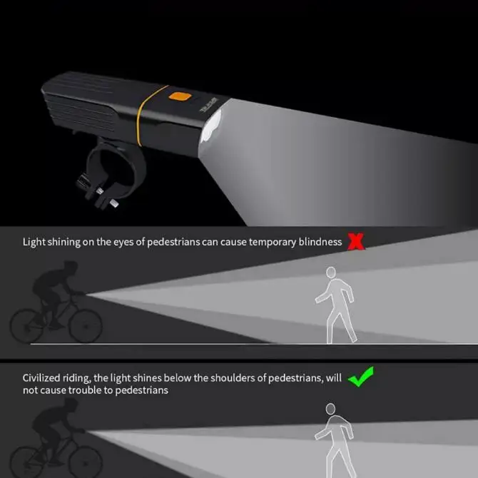 IPX5 Mountain Bike Bicycle  Light TK3 3000LM Waterproof USB Phone Rechargeable 360 Free Rotation LED Bike Light With Power Bank