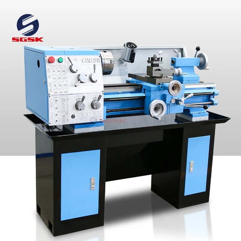 SGSK Cheap Small Lathe Turno Machine CJM360 Manual Mini Metal Lathe