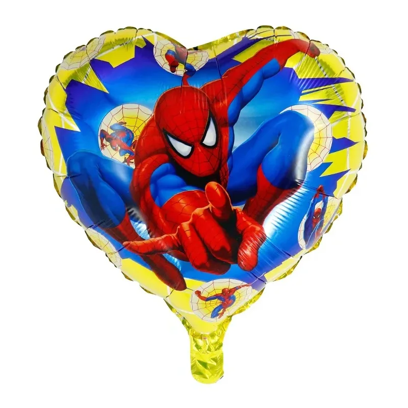 SPIDERMAN Standard Heart Shaped Foil Balloon Birthday Decoration Spider-man  