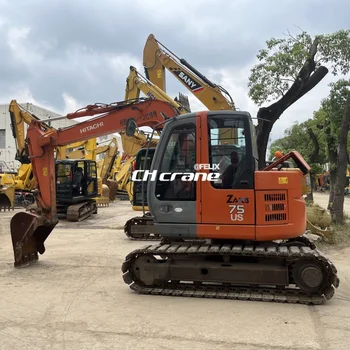7.5 Ton Mini Excavator From Japan Hitachi Zaxis 75 Zx75us Zx75us-a