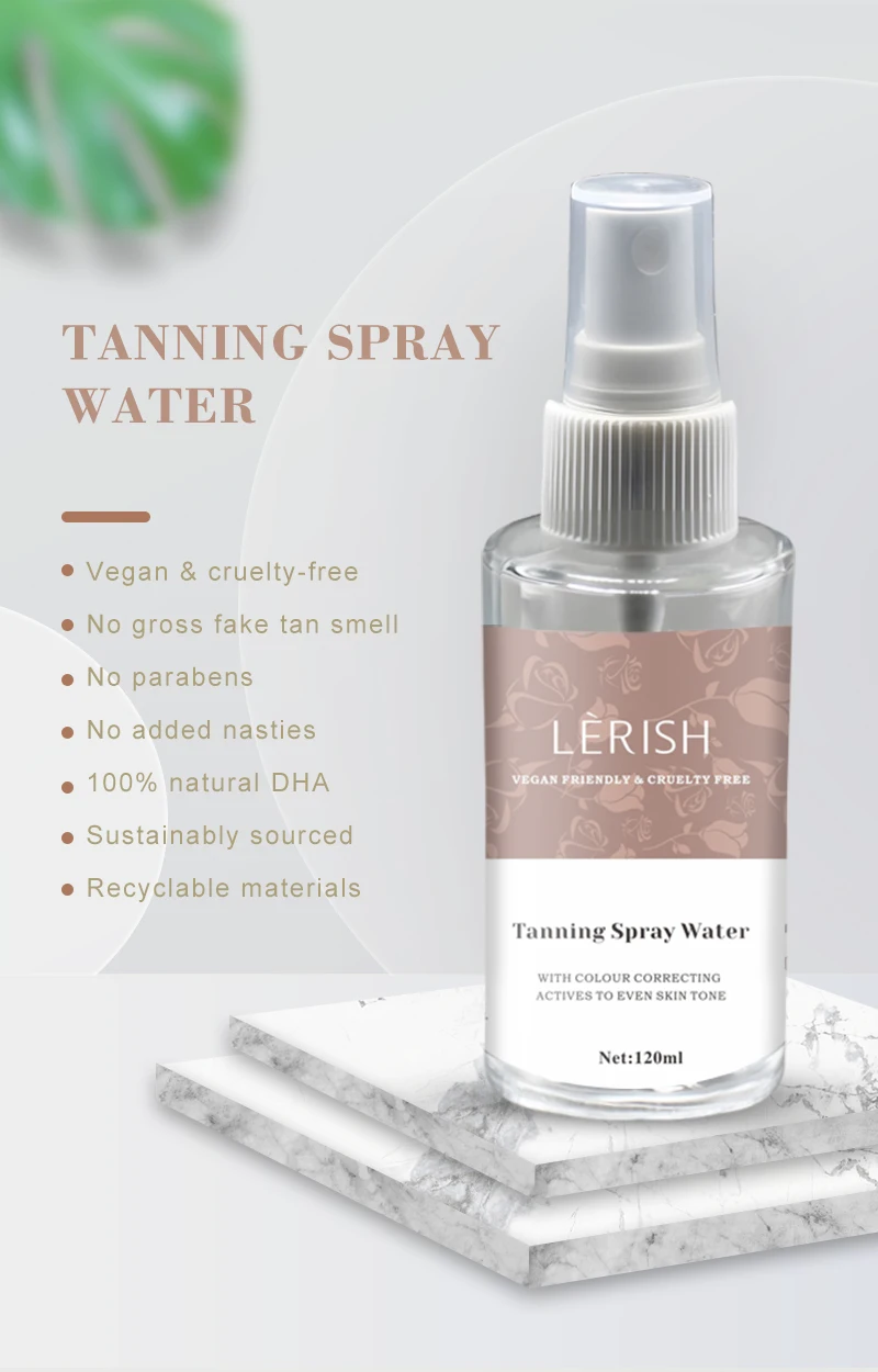 Self Tanning Water Spray Medium To Dark Sunless Spray Self Tan Water