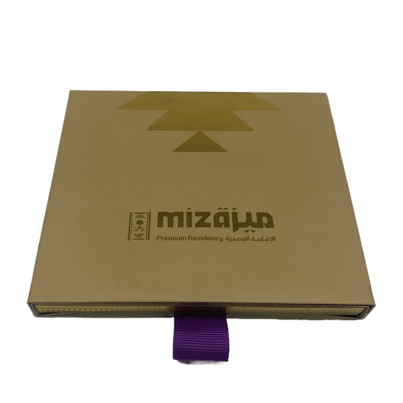 Custom NFC Card Paper Push Slide Card Packaging