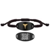 Brown String-Black Tag-QR Code