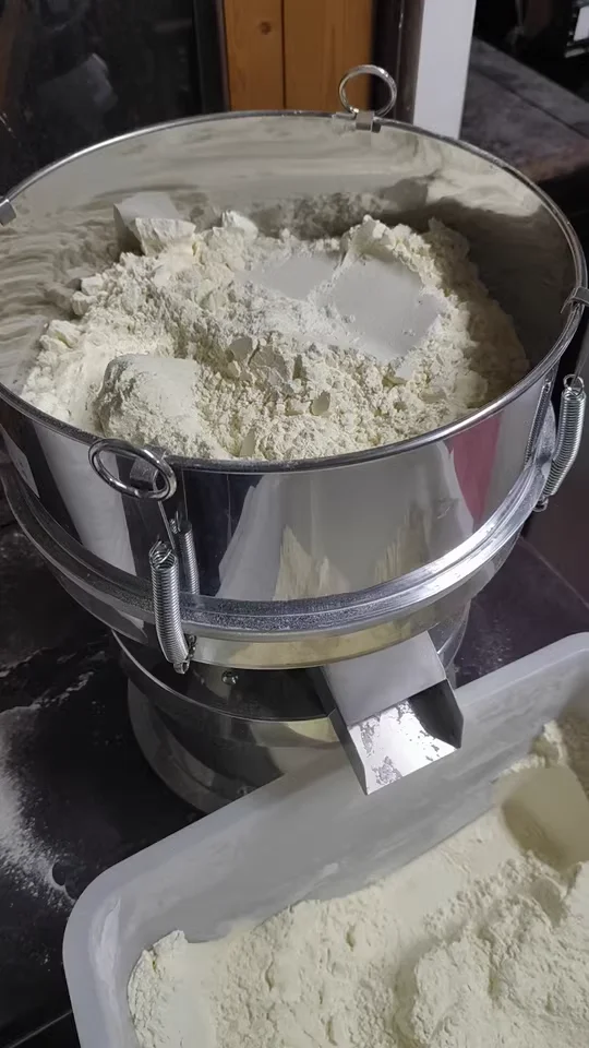 KFC Silent Vibrating Screening Machine Breading Table Flour Filter Sieve Shaker Equipment for Fried Chicken