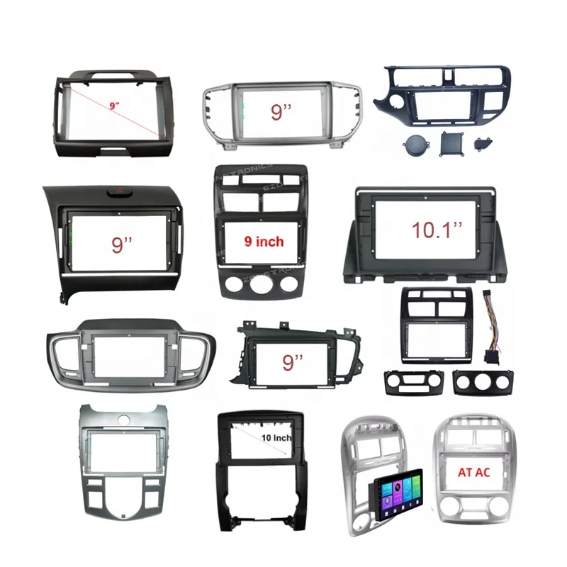 2 Din Car Radio Fascia Frame for Mercedes Benz Sprinter W211 W204 W210 ...