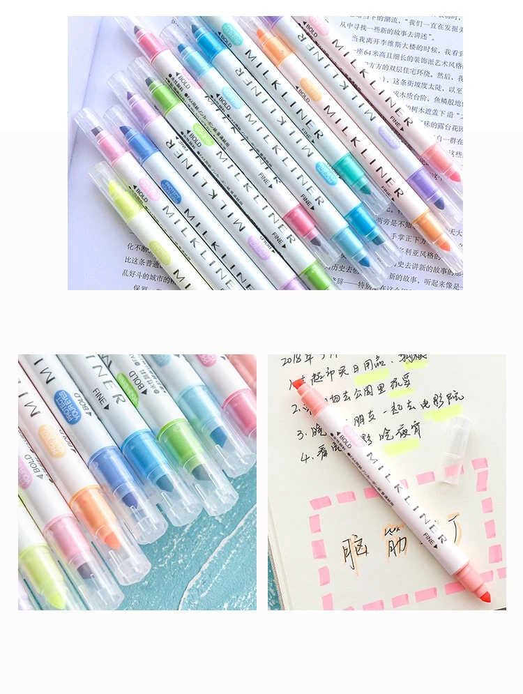 Milkliner Highlighter - Set of 12 — Stationery Pal