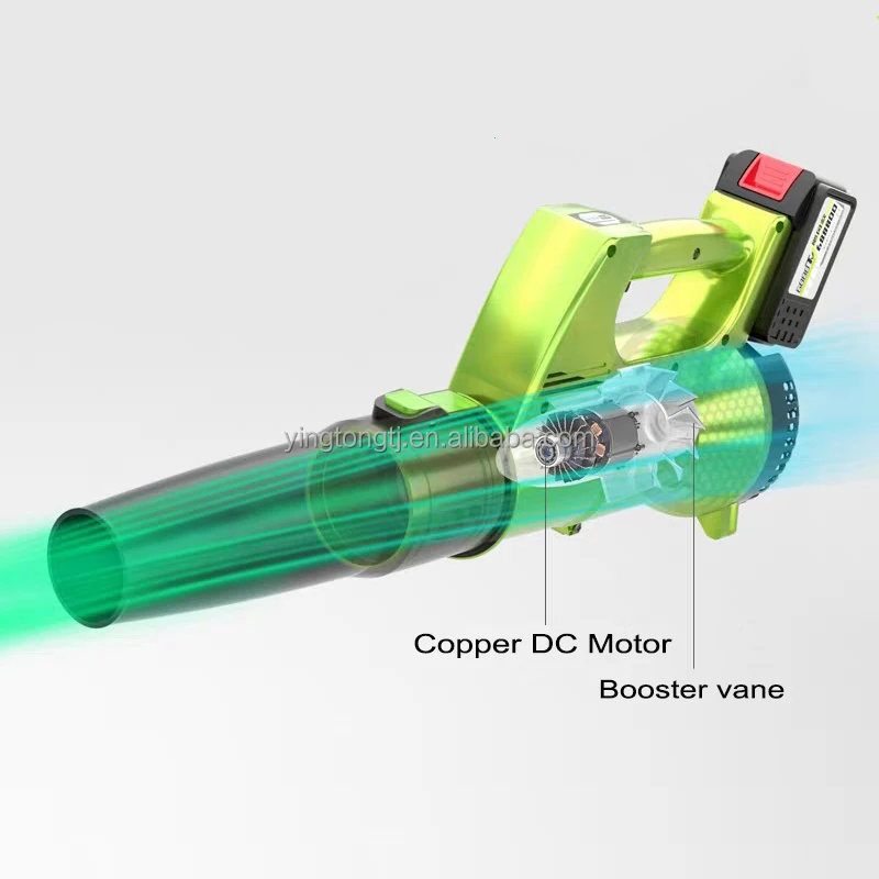 21v 450w 19000rpm Lightweight Handheld Quiet Cordless Leaf Blower Wind