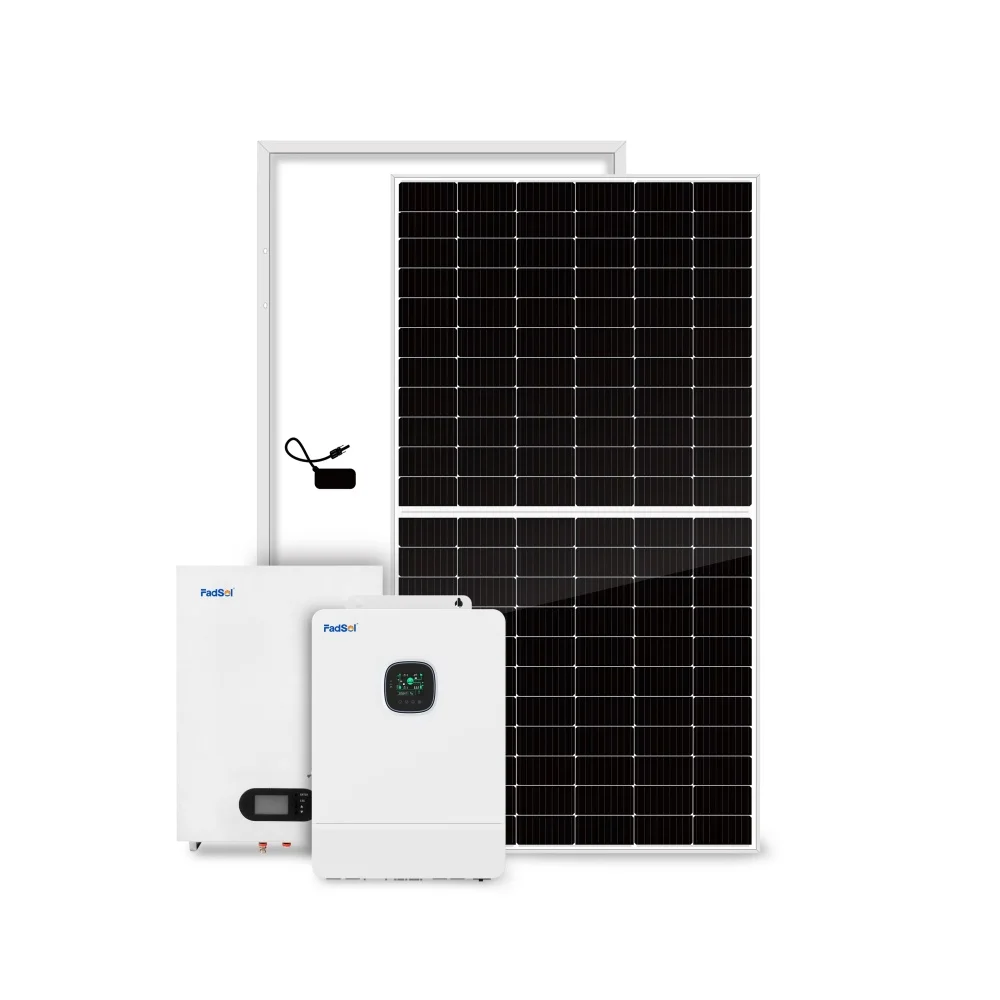 Cikakken 8kw Panels da Batir 8kw Tsarin Hasken Rana na Ba Tashar Wuta 8kw Ajiya Batir Tsarin Makamashi na Gida