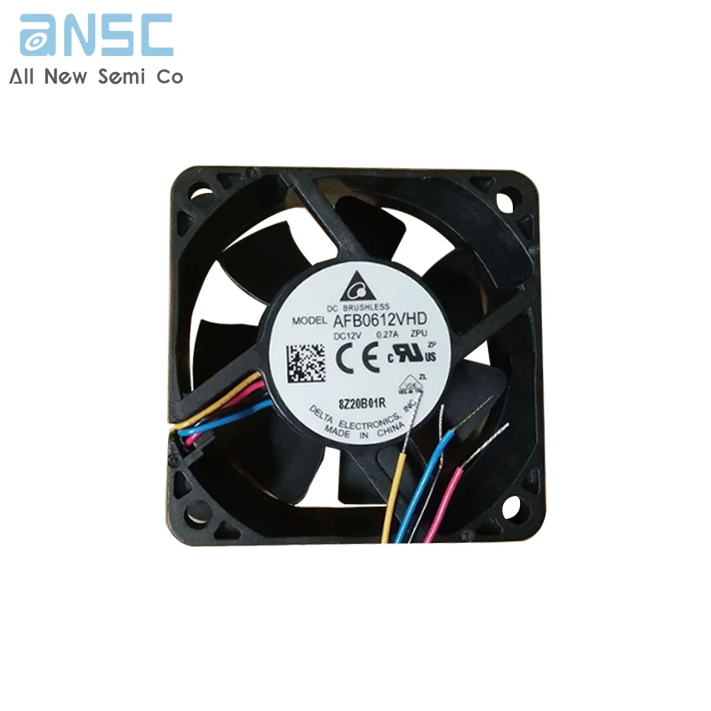 Original electric axial flow cooling fan AFB0612VHD 12V DC cooling fan