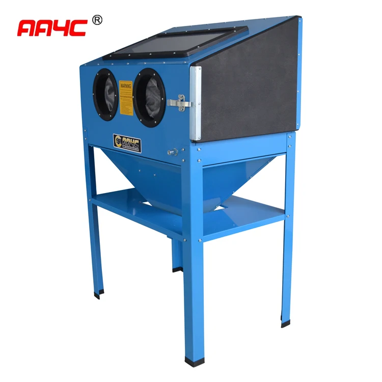 AA4C 220L Sand Blasting Cabinet  Sandblast Cabinet  Sandblasting Machine for Workshop
