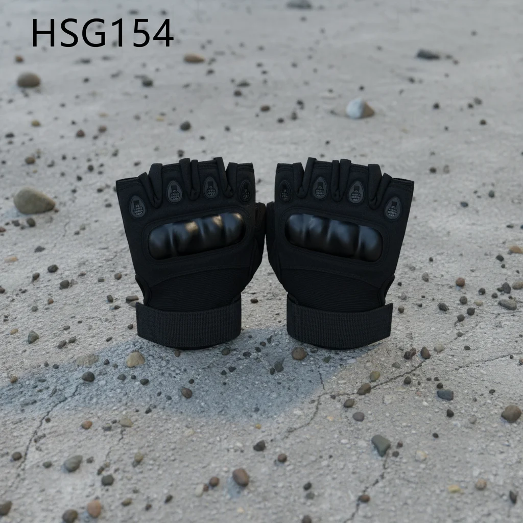 HY,Field Operations Impact protection Mechanic Gloves Outdoor Survival All Weather Hard Knuckle Tactical Gear Gloves HSG154