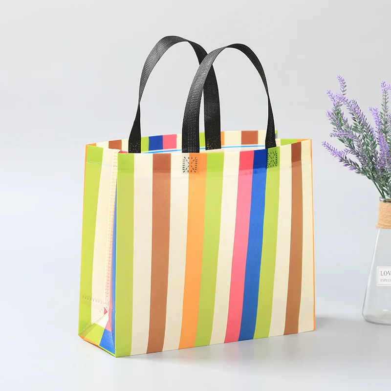 Cheap Promotional Custom Shopping Non Woven Bag With Print Logo