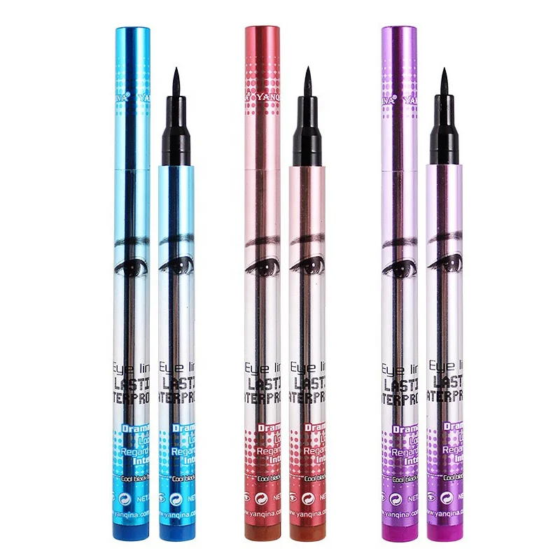 Профессиональная подводка для глаз, Стойкая подводка для макияжа, 0,01 мм, черная водостойкая жидкая подводка для глаз, карандаш для косметики