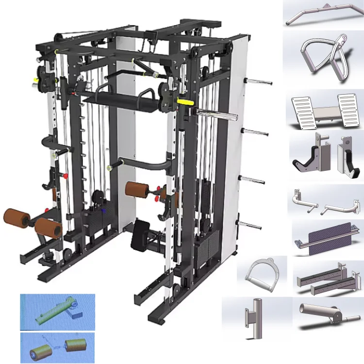 スミスマシン　パワーラック NO.1スミスマシンS122スクワットラック/ケーブルクロスオーバー