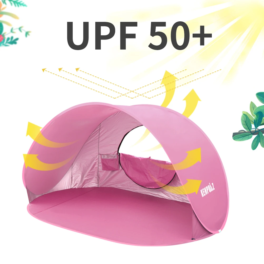 New Easy up Instant Automatic Pop up Tent  Umbrella Shade and Shelter Dome Sunshade Beach Tent