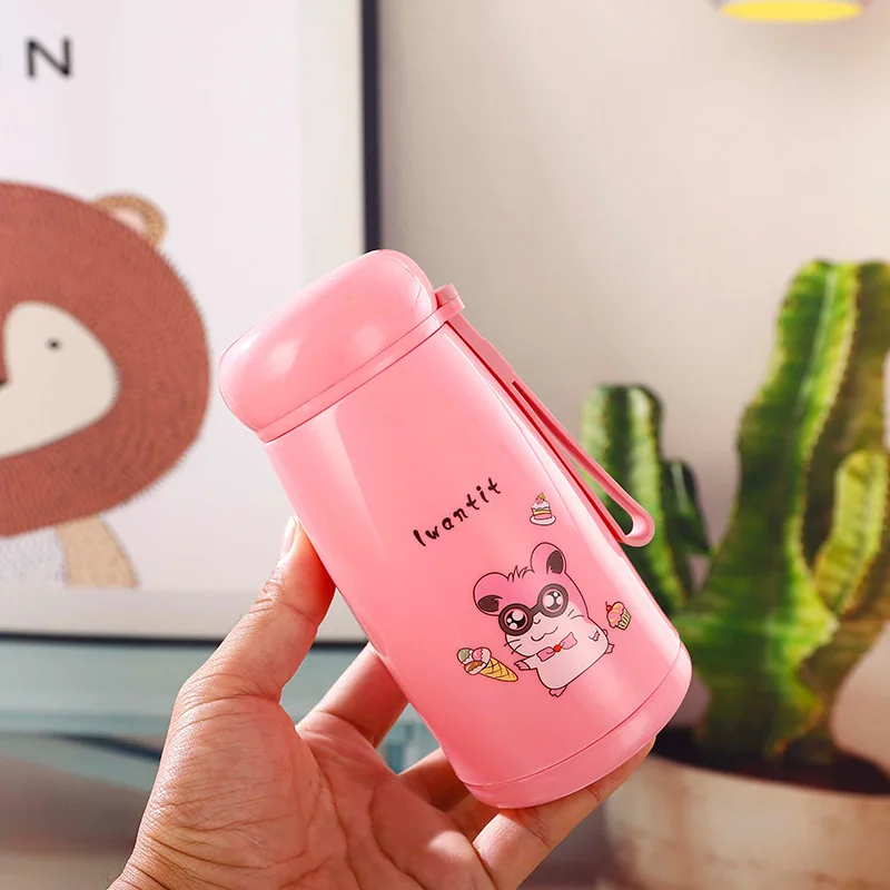 New Custom Logo Unbreakable Double Shell Cup Creative Glass Cup Portable INS Wind Simple Fresh Water Bottle Gift Cup