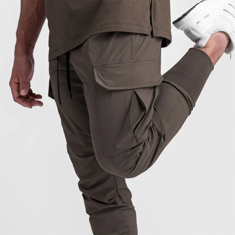 Men's Corduroy Cargo Pants Casual Straight Leg Multi Pockets Trousers  Trendy Solid Color Outdoor Athletic Workout Pants - Walmart.com
