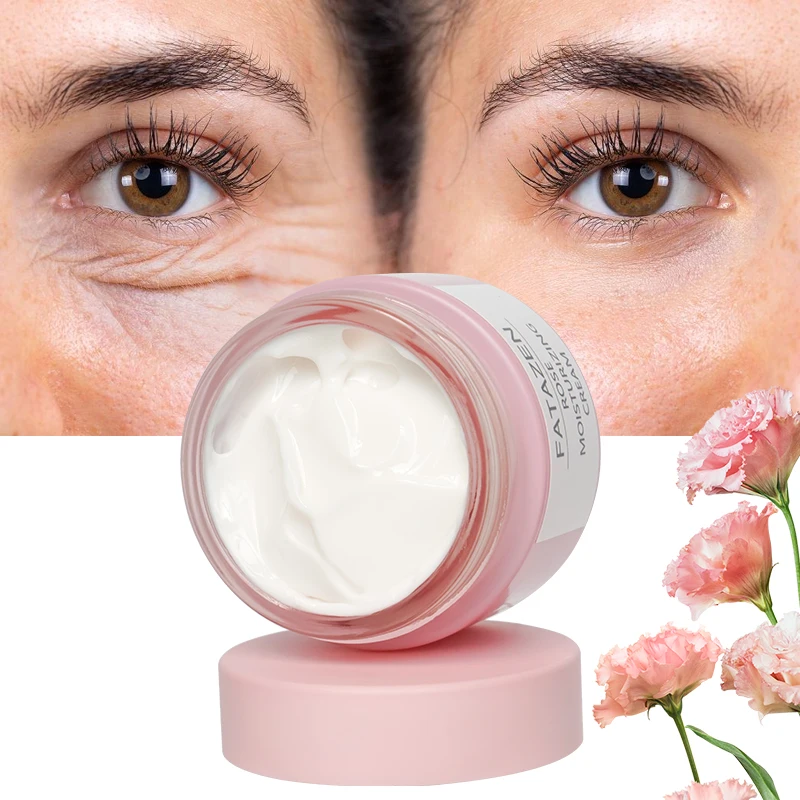 FATAZEN Private Label Deep Lasting Hydration Damascus Rose Moisturizer Skin Care Products Moisturizing Facial Cream