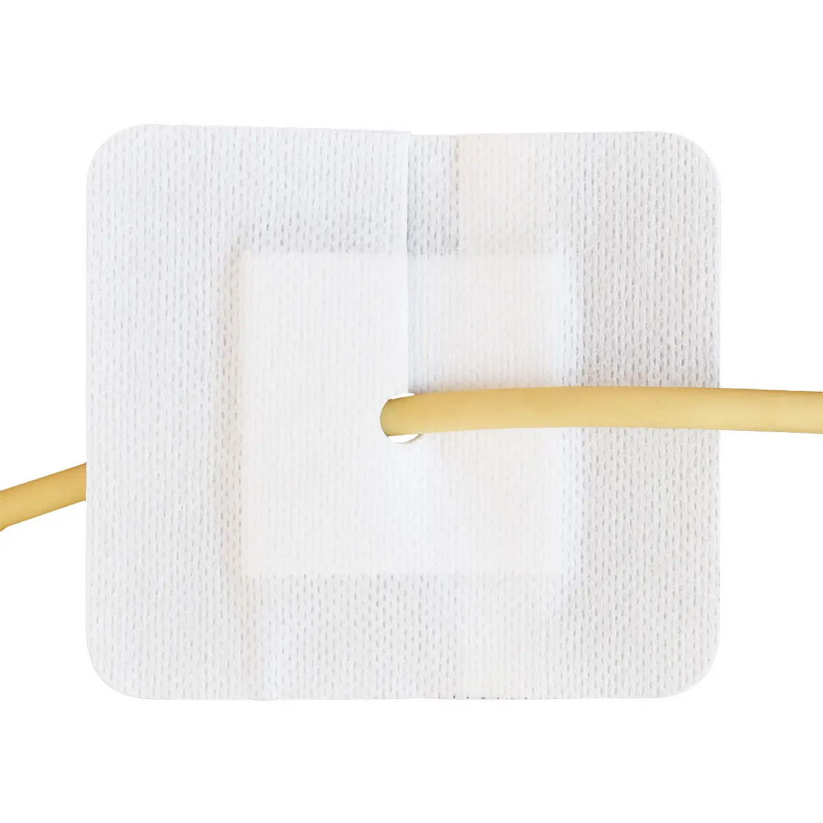 Catheter Fixation Dressing Peritoneal Dialysis Pd Catheter Bordered Gauze Abdominal Pad Drain