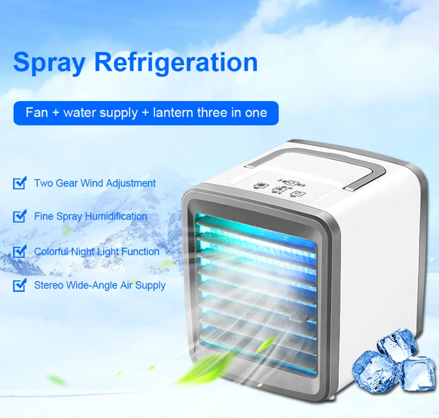 Portable Mini Air Conditioner, 300ML, Battery, ABS+PC - detail 4