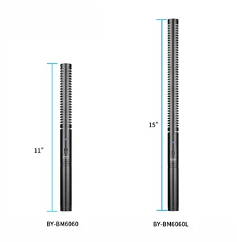 BOYA BY-BM6060 Hot Selling Shotgun Microphone Super Cardioid Condenser Mic for Filming Canon Sony Video DSLR Camcorder detail image