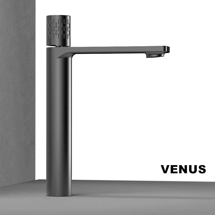 Venus Deck Mounted Hot And Cold Water Mixer Zinc Alloy Single Handle