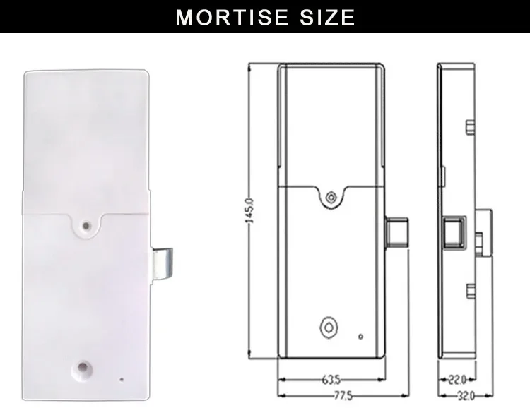 Durable Anti-Theft Electronic Key Card Lockers Smart Bracelets Compatible Zinc Alloy Safe Cabinet Storage Box