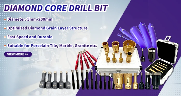 Vacuum Brazed Diamond Core Drill Bit Set  for Ceramic factory