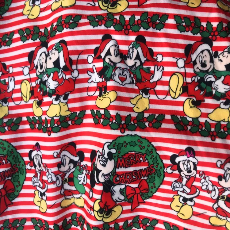 NO MOQ DBP Fabric Custom Design Double Brushed Poly Digital Print Fabric for Cloth