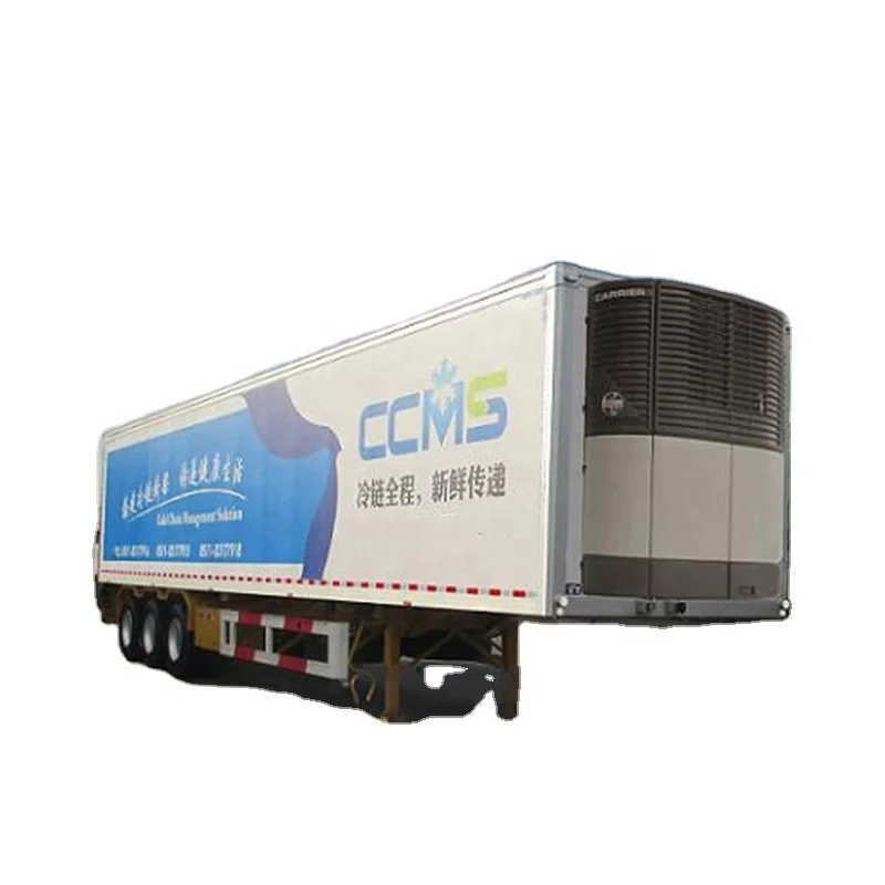 3 Axles Refrigerated Trailer,30ton Cooling Van Semi-trailer,40ft Refrigerated Semi-trailer